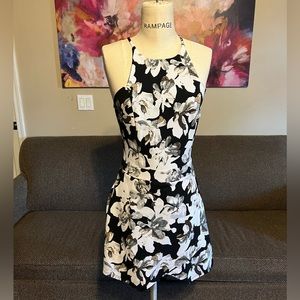 Soprano Floral Skort Jumpsuit